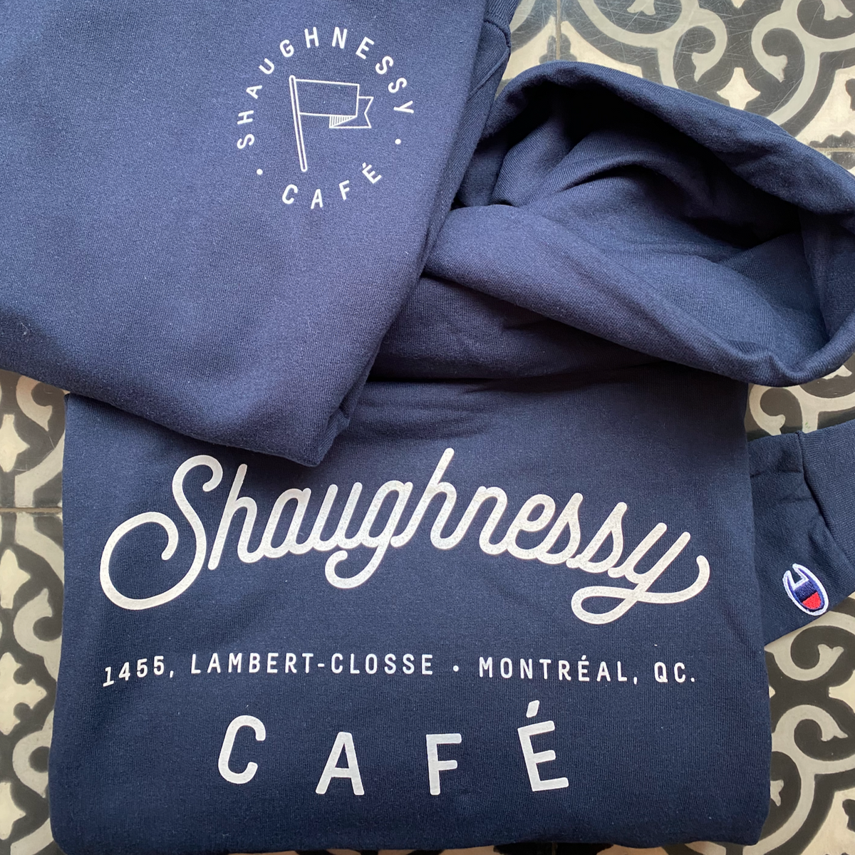 Shaughnessy Champion Hoodie Shaughnessy Cafe